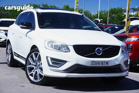 White 2016 Volvo XC60 Wagon D5 R-Design