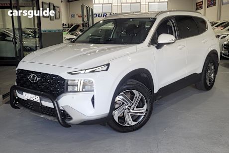 White 2020 Hyundai Santa FE Wagon Active Crdi (Awd)