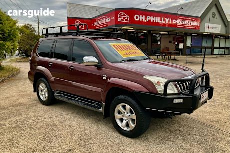 Red 2009 Toyota Landcruiser Prado Wagon Gxl (4X4)