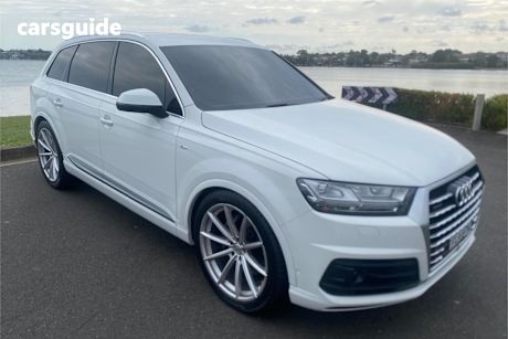 White 2016 Audi Q7 Wagon 3.0 Tdi Quattro