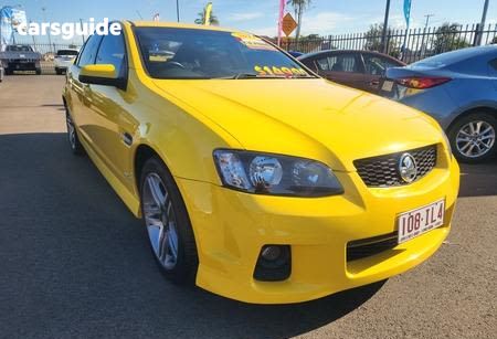 Yellow 2011 Holden Commodore Sedan Sv6