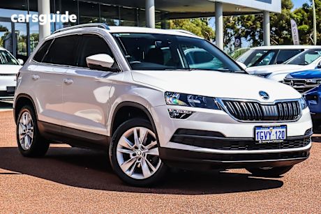 White 2019 Skoda Karoq Wagon 1.5 110Tsi