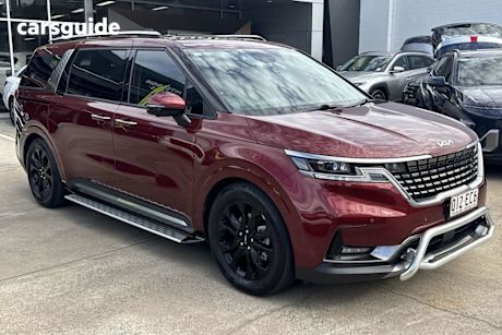 Red 2022 Kia Carnival Wagon Platinum