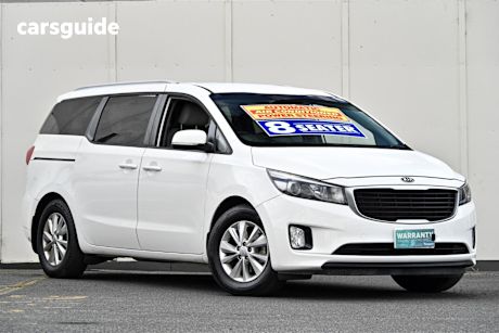 White 2016 Kia Carnival Wagon Si