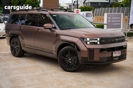 Brown 2024 Hyundai Santa FE Wagon Calligraphy (7 Seat) (Blk Int)