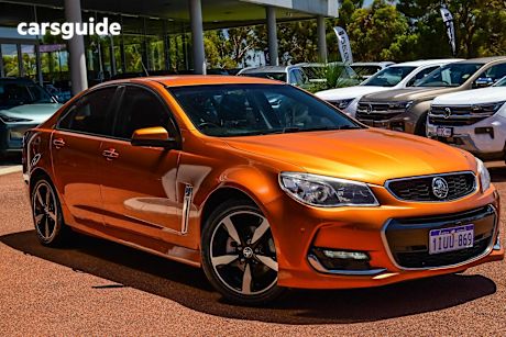 Orange 2017 Holden Commodore Sedan Sv6
