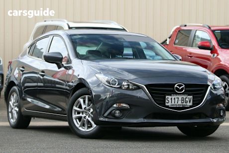 Grey 2015 Mazda 3 Sedan Touring