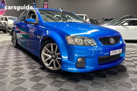 Blue 2010 Holden Commodore Sedan Ss-V