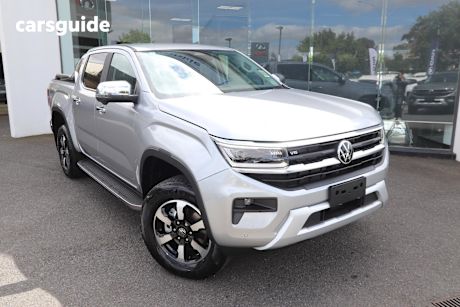 Silver 2024 Volkswagen Amarok Dual Cab Utility Style Tdi600 4Motion