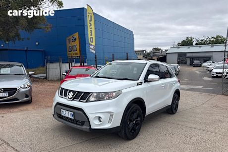 White 2016 Suzuki Vitara Wagon S Turbo (Fwd)