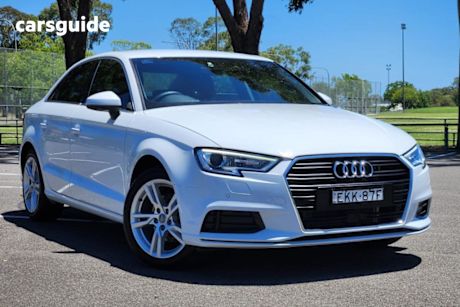White 2016 Audi A3 Sedan 1.4 Tfsi Cod