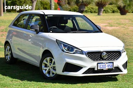 White 2019 MG MG3 Hatchback Core