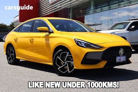 Yellow 2024 MG MG5 Sedan Essence
