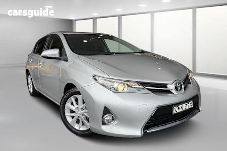 Silver 2013 Toyota Corolla Hatchback Ascent Sport