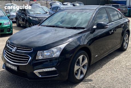 Black 2016 Holden Cruze Sedan Z-Series