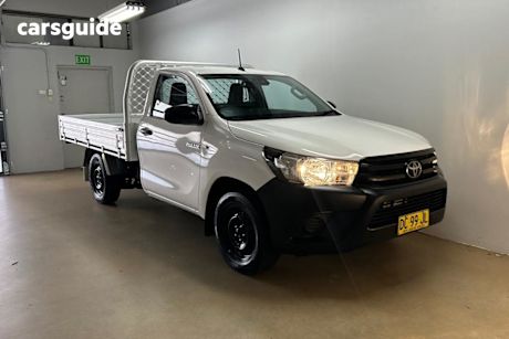 White 2021 Toyota Hilux Cab Chassis Workmate (4X2)
