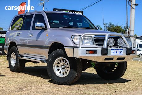 Silver 2000 Toyota Landcruiser Wagon Gxl (4X4)