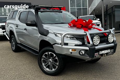 Silver 2020 Mitsubishi Triton Double Cab Pick Up Glx Plus (4X4)