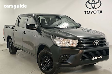 Silver 2025 Toyota Hilux Double Cab Pick Up Workmate (4X2)