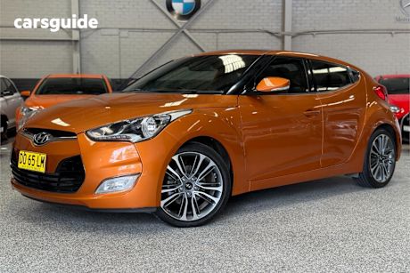 Orange 2016 Hyundai Veloster Coupe
