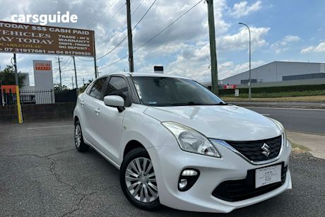 White 2020 Suzuki Baleno Hatchback Gl