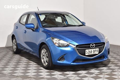 Blue 2017 Mazda 2 Hatchback Neo