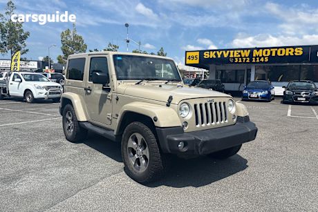 Beige 2017 Jeep Wrangler Hardtop Overland (4X4)