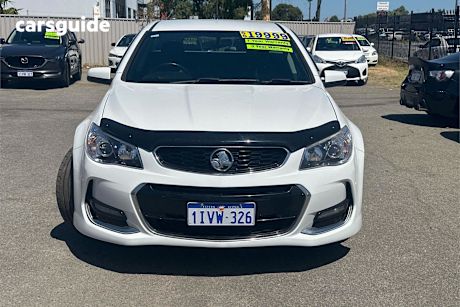 White 2017 Holden UTE Utility Sv6
