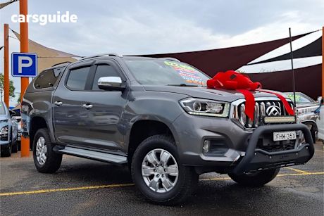 Grey 2020 LDV T60 Double Cab Utility Luxe (4X4)