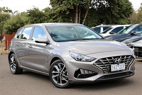 Grey 2022 Hyundai I30 Hatchback Active