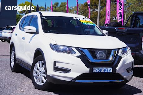 White 2018 Nissan X-Trail Wagon St 7 Seat (2Wd)