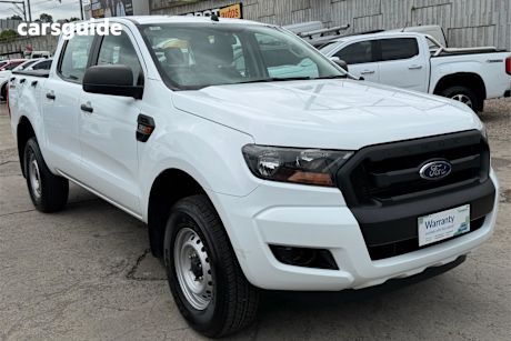 White 2017 Ford Ranger Crew Cab Pickup Xl 2.2 Hi-Rider (4X2)