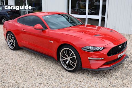 Red 2018 Ford Mustang Coupe Fastback Gt 5.0 V8