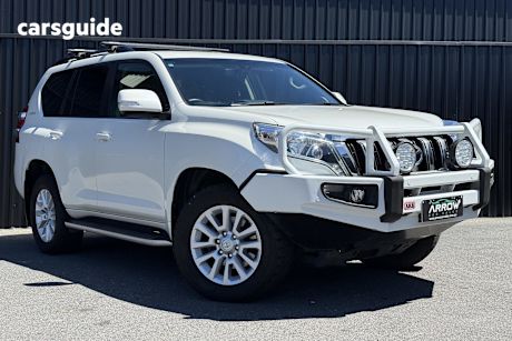 White 2016 Toyota Landcruiser Prado Wagon Vx (4X4)