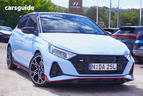 Blue 2024 Hyundai I20 Hatchback N