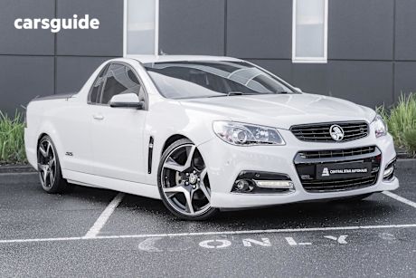 White 2014 Holden UTE Utility Ss Storm