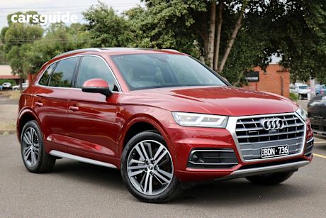 Red 2019 Audi Q5 Wagon 40 Tdi Quattro Sport