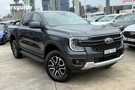 Grey 2025 Ford Ranger Double Cab Pick Up Sport 2.0 (4X4)