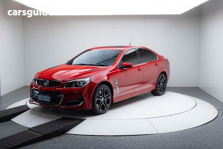 Red 2016 Holden Commodore Sedan Ss-V Redline