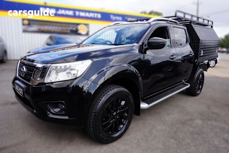 Black 2016 Nissan Navara Dual Cab Utility St-X