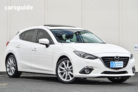 White 2015 Mazda 3 Hatchback Sp25 Astina