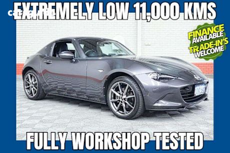 Grey 2021 Mazda MX-5 Convertible Rf Gt