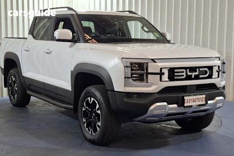 White 2025 BYD Shark 6 Dual Cab Utility Dual Motor Premium