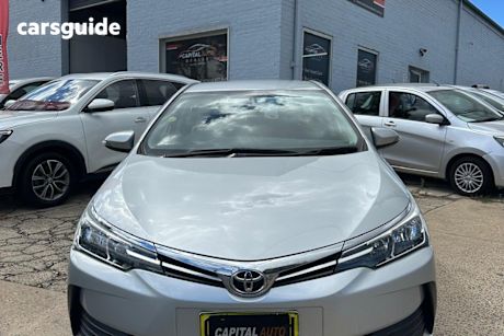 Silver 2017 Toyota Corolla Sedan Ascent