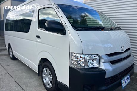 White 2018 Toyota HiAce Bus Commuter