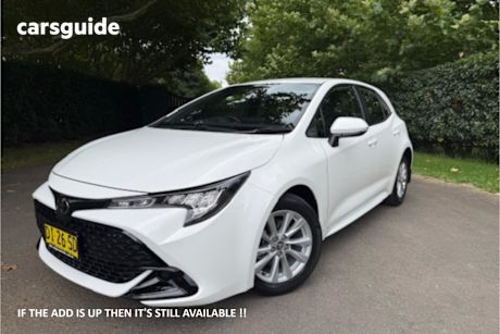 White 2024 Toyota Corolla Hatchback Ascent Sport