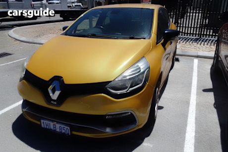 Yellow 2014 Renault Clio Hatchback Rs 200 Sport