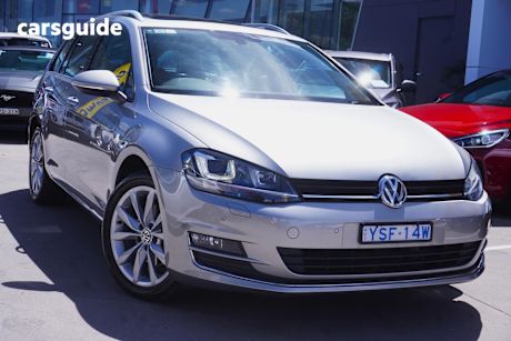 Silver 2017 Volkswagen Golf Wagon 110 Tsi Highline