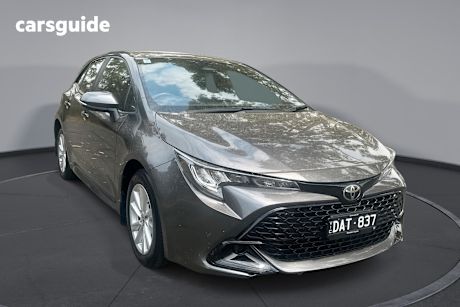 Grey 2024 Toyota Corolla Hatchback Ascent Sport