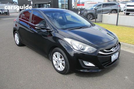Black 2014 Hyundai I30 Hatchback Premium